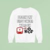 I Learnt My First Swear Word On Youtube Kids Sweatshirt