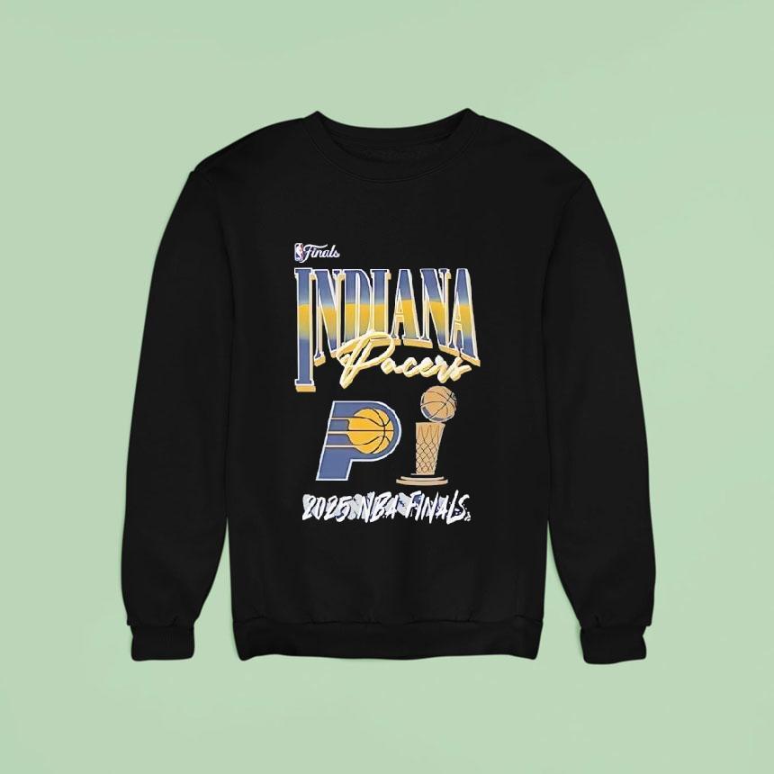 Indiana Pacers Basketball Nba Finals Bold Sweatshirt Indiana Pacers Basketball Nba Finals Bold Sweatshirt