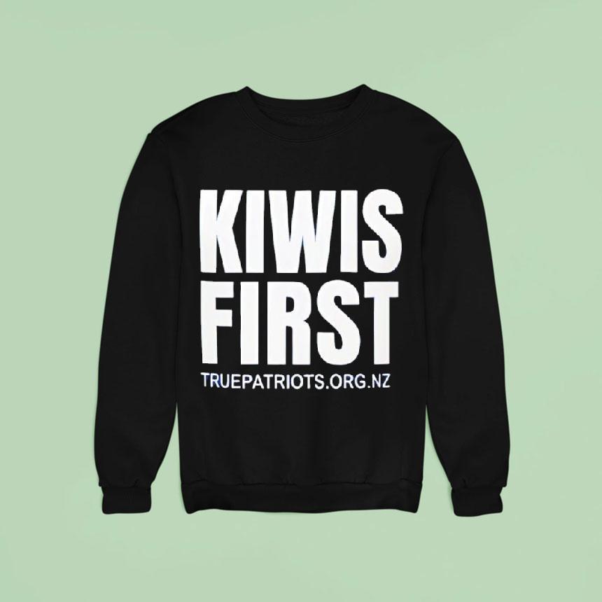 Kiwis First Truepatriots Org Nz Sweatshirt Kiwis First Truepatriots Org Nz Sweatshirt