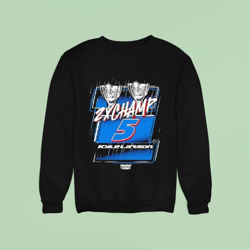 Kyle Larson Hendrick Nascar Cup Series Champion Trophy Sweatshirt Kyle Larson Hendrick Nascar Cup Series Champion Trophy Sweatshirt