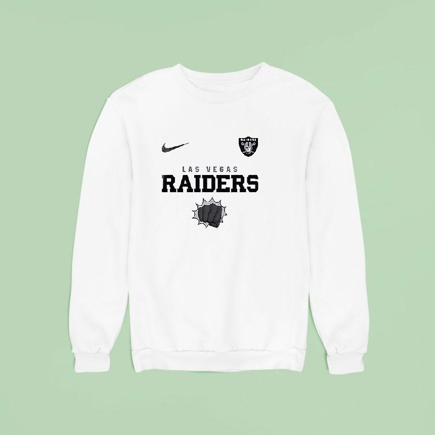 Las Vegas Raiders X One Punch Man Go Raiders Sweatshirt Las Vegas Raiders X One Punch Man Go Raiders Sweatshirt