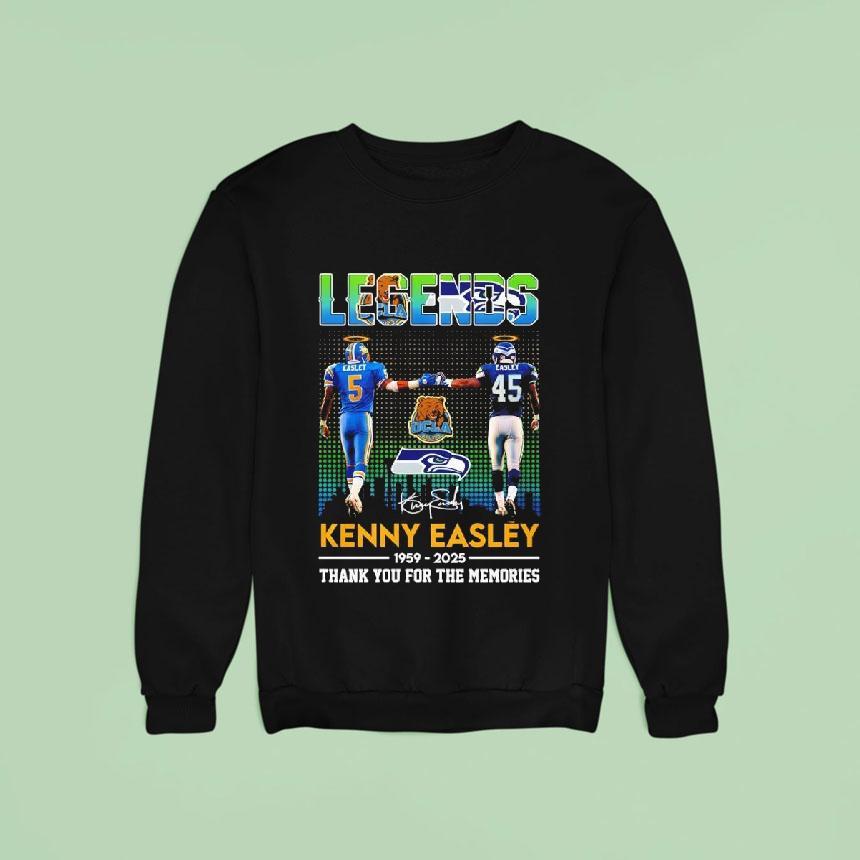 Legends Kenny Easley Thank You For The Memories Signature Sweatshirt Legends Kenny Easley Thank You For The Memories Signature Sweatshirt