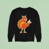 Leopard Print Turkey Thanksgiving Pumpkin Sweatshirt