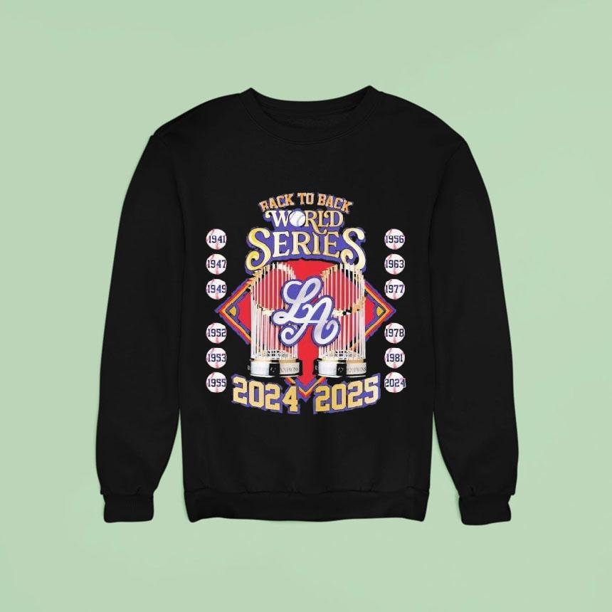 Los Angeles Dodgers World Series Vintage Sweatshirt Los Angeles Dodgers World Series Vintage Sweatshirt