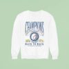 Los Angeles Dodgers Back To Back Trophies Los Angeles Vs The World Champions Sweatshirt