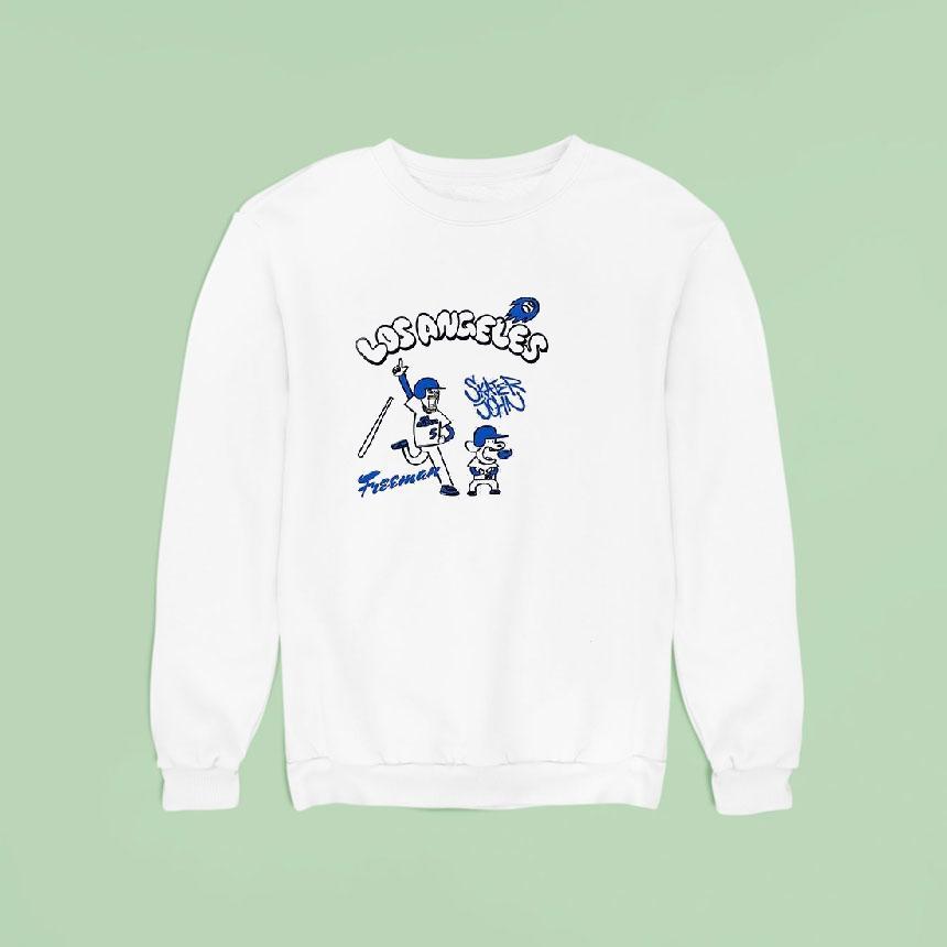 Los Angeles Dodgers Freddie Freeman Pose Ar Sweatshirt Los Angeles Dodgers Freddie Freeman Pose Ar Sweatshirt