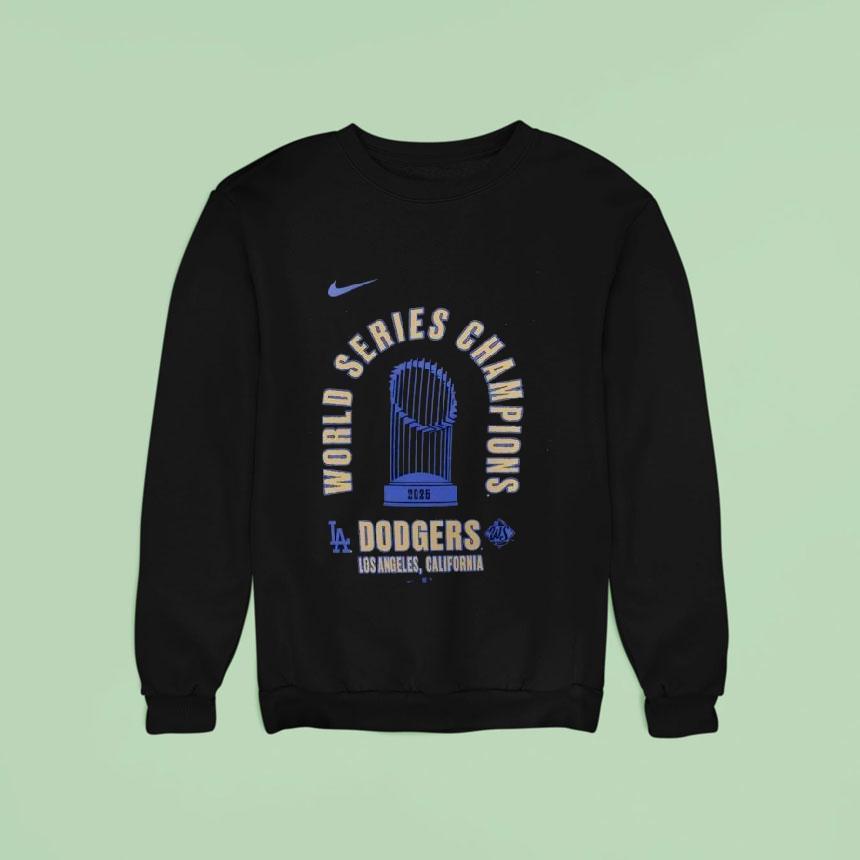 Los Angeles Dodgers Nike World Series Champions California Sweatshirt Los Angeles Dodgers Nike World Series Champions California Sweatshirt