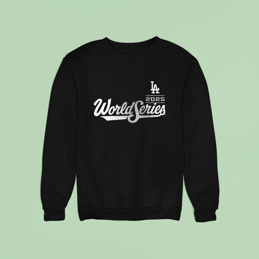 Los Angeles Dodgers Tyler Glasnow World Series Name And Number Sided Sweatshirt Los Angeles Dodgers Tyler Glasnow World Series Name And Number Sided Sweatshirt