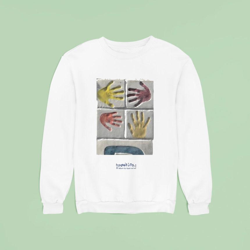 Loyle Carner Hopefully Hands Sweatshirt Loyle Carner Hopefully Hands Sweatshirt