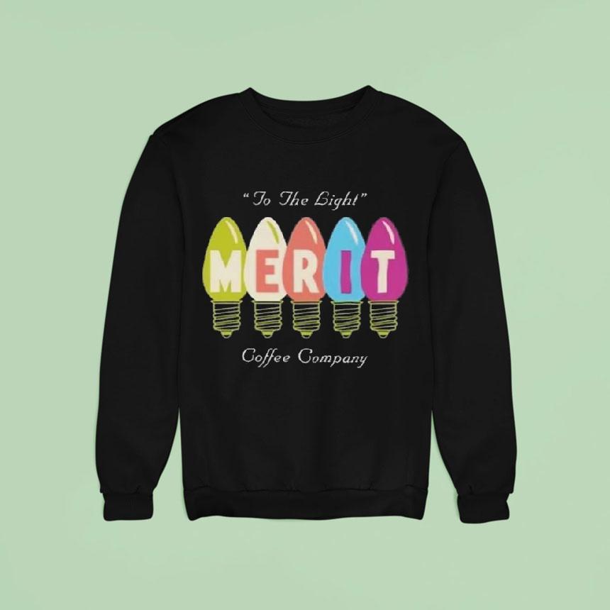 Merit Coffee Co Vintage Lightbulb Sweatshirt Merit Coffee Co Vintage Lightbulb Sweatshirt