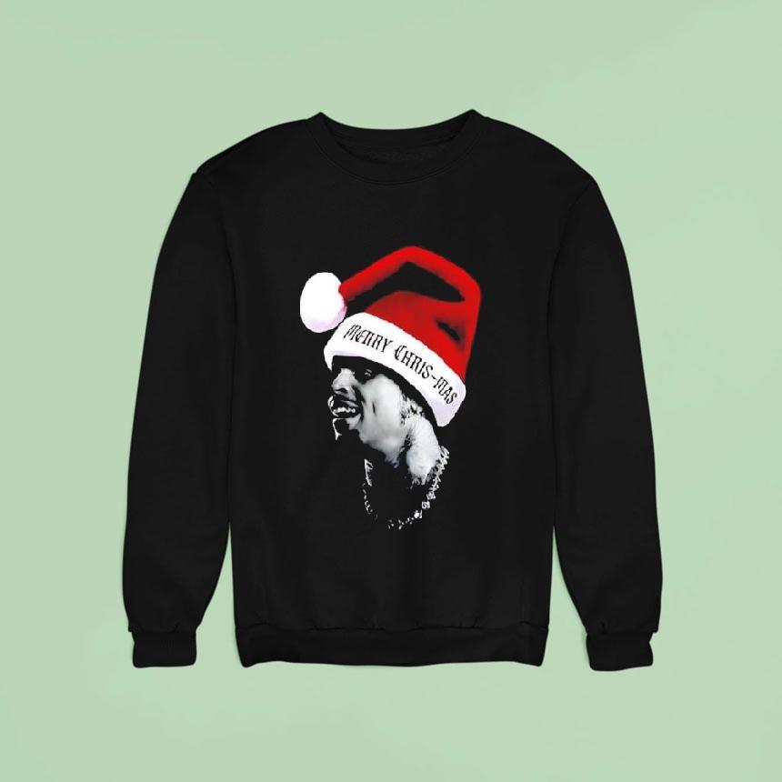 Merry Chris Mas Big Head Sweatshirt Merry Chris Mas Big Head Sweatshirt