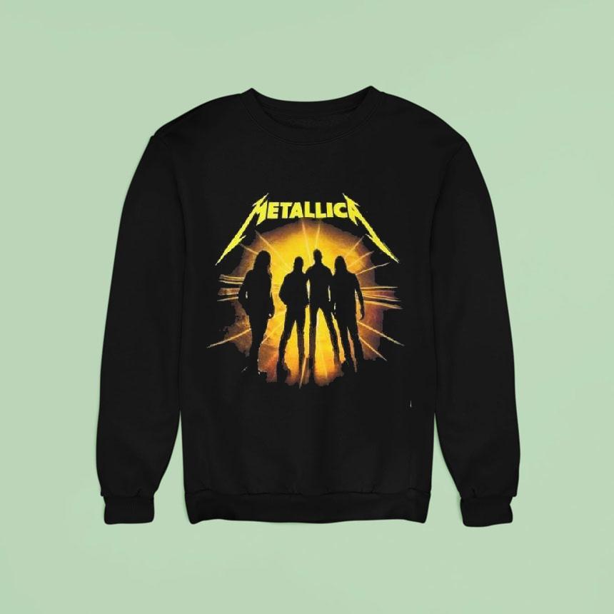 Metallica Seasons World Tour M Album Cover With Dates Sweatshirt Metallica Seasons World Tour M Album Cover With Dates Sweatshirt