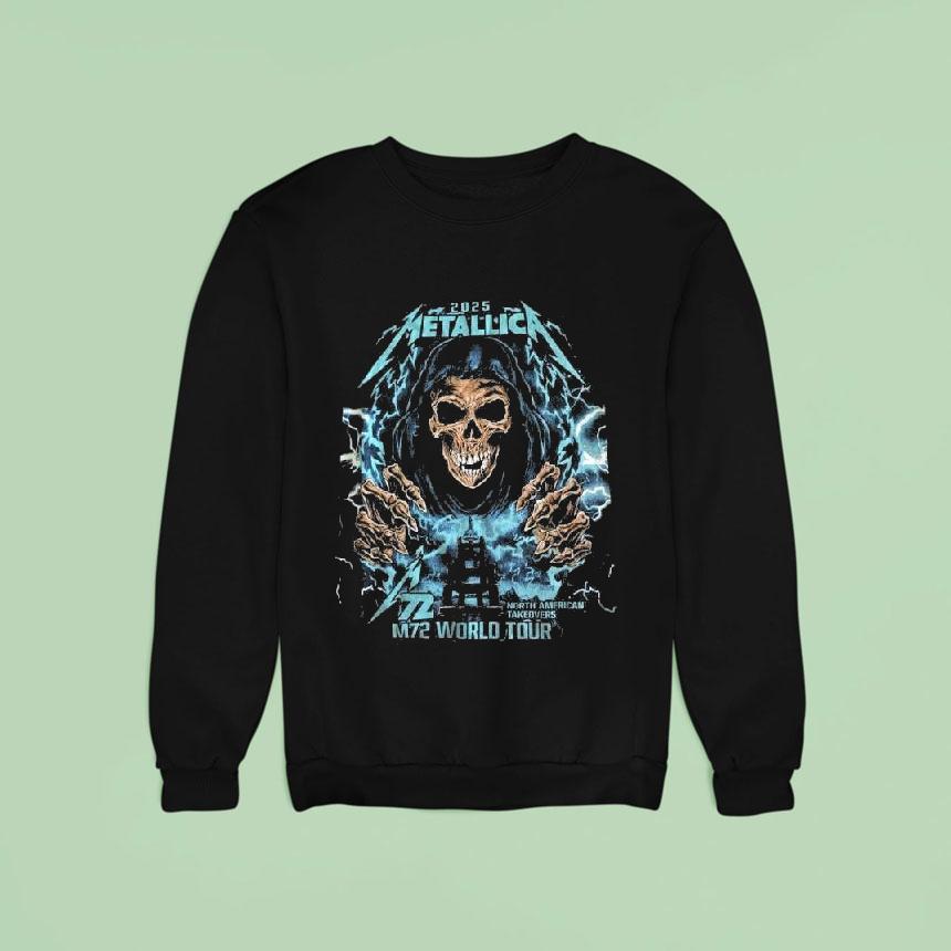 Metallica North American Takeovers M World Tour Sweatshirt Metallica North American Takeovers M World Tour Sweatshirt