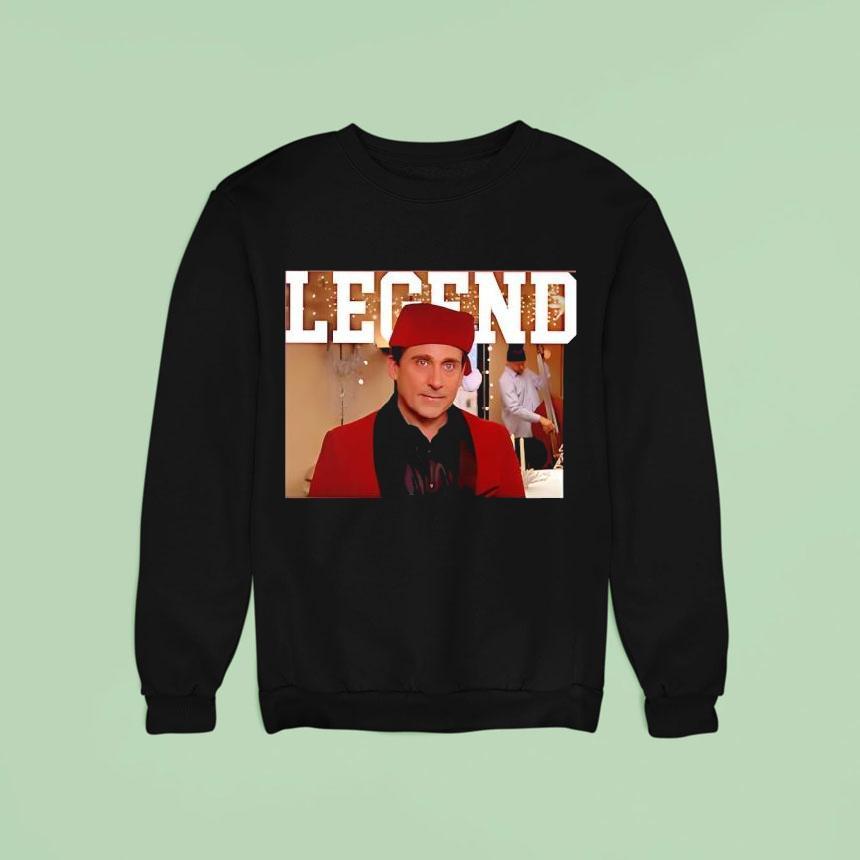 Michael Scott Legend The Office Christmas Sweatshirt Michael Scott Legend The Office Christmas Sweatshirt