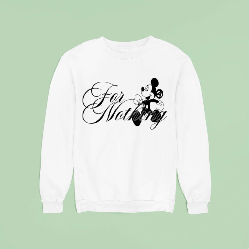 Mickey Mouse Nine Vicious For Nothing Tour Sweatshirt Mickey Mouse Nine Vicious For Nothing Tour Sweatshirt
