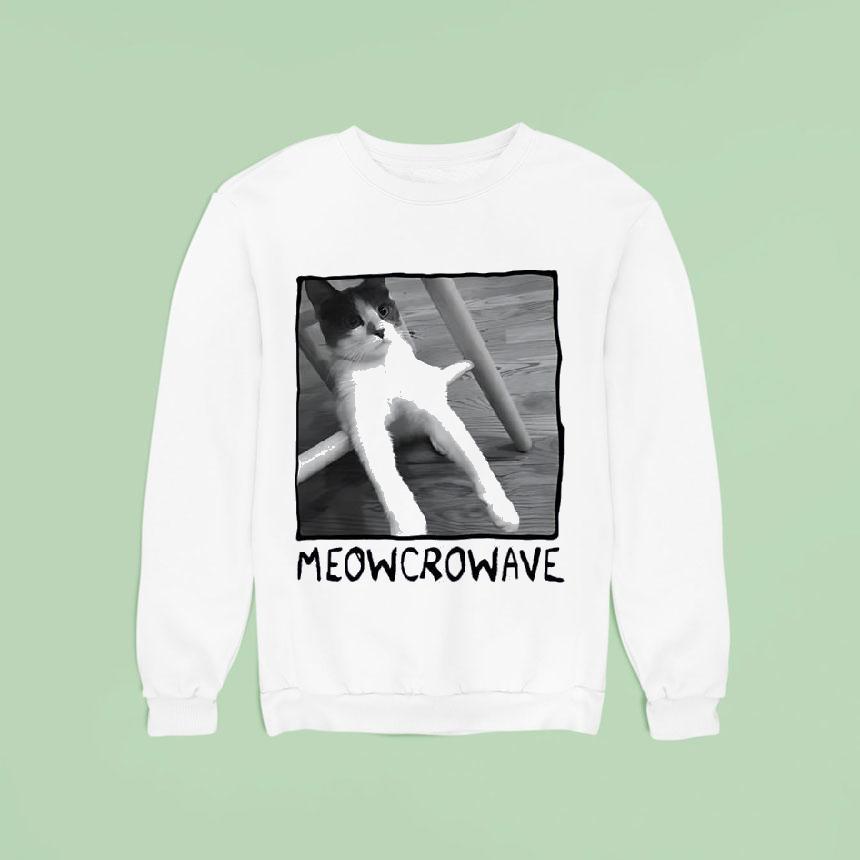 Microwave Meowcrowave Vintage Sweatshirt Microwave Meowcrowave Vintage Sweatshirt