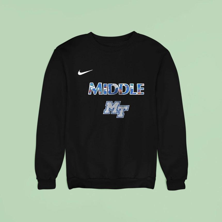 Middle Tennessee Blue Raiders Teacher Teach Love Inspire Appreciation Sweatshirt Middle Tennessee Blue Raiders Teacher Teach Love Inspire Appreciation Sweatshirt