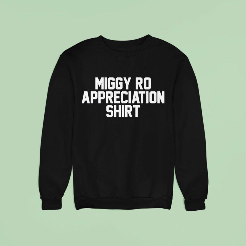 Miguel Rojas Appreciation Los Angeles Dodgers Sweatshirt Miguel Rojas Appreciation Los Angeles Dodgers Sweatshirt