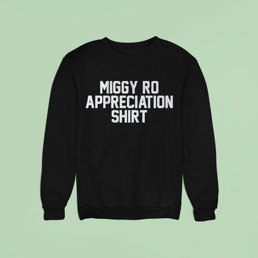 Miguel Rojas Appreciation Sweatshirt Miguel Rojas Appreciation Sweatshirt