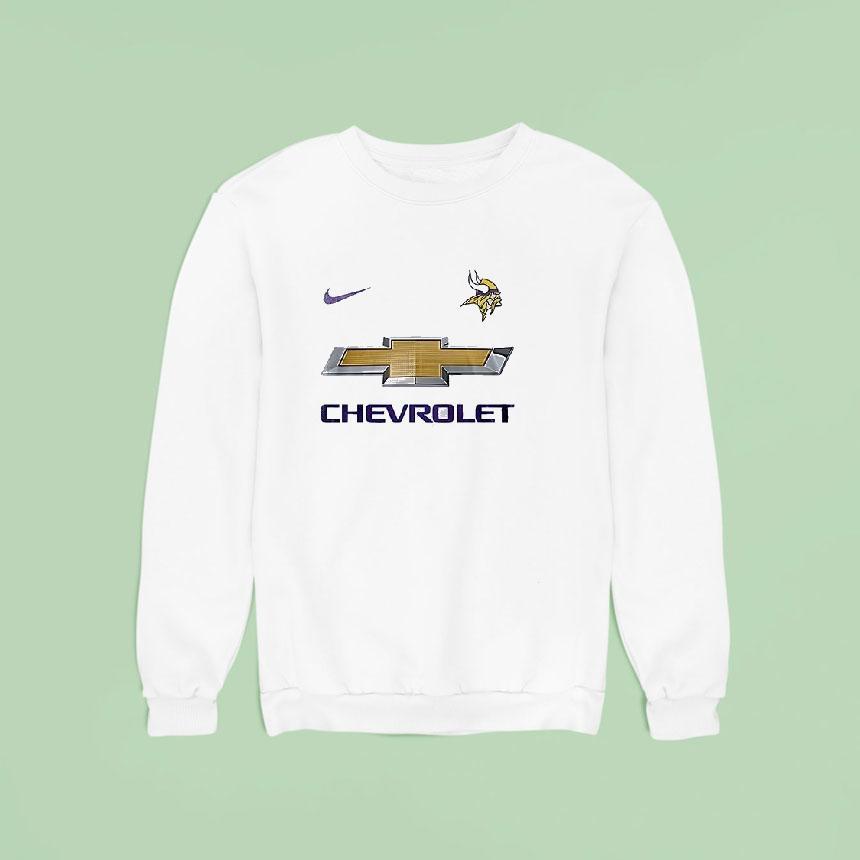 Minnesota Vikings Chevrolet Best Companion The Heartbeat Of America Sweatshirt Minnesota Vikings Chevrolet Best Companion The Heartbeat Of America Sweatshirt