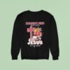 Mississippi State Bulldogs In My Veins Jesus In My Heart Bulldog Mascot Number Sweatshirt