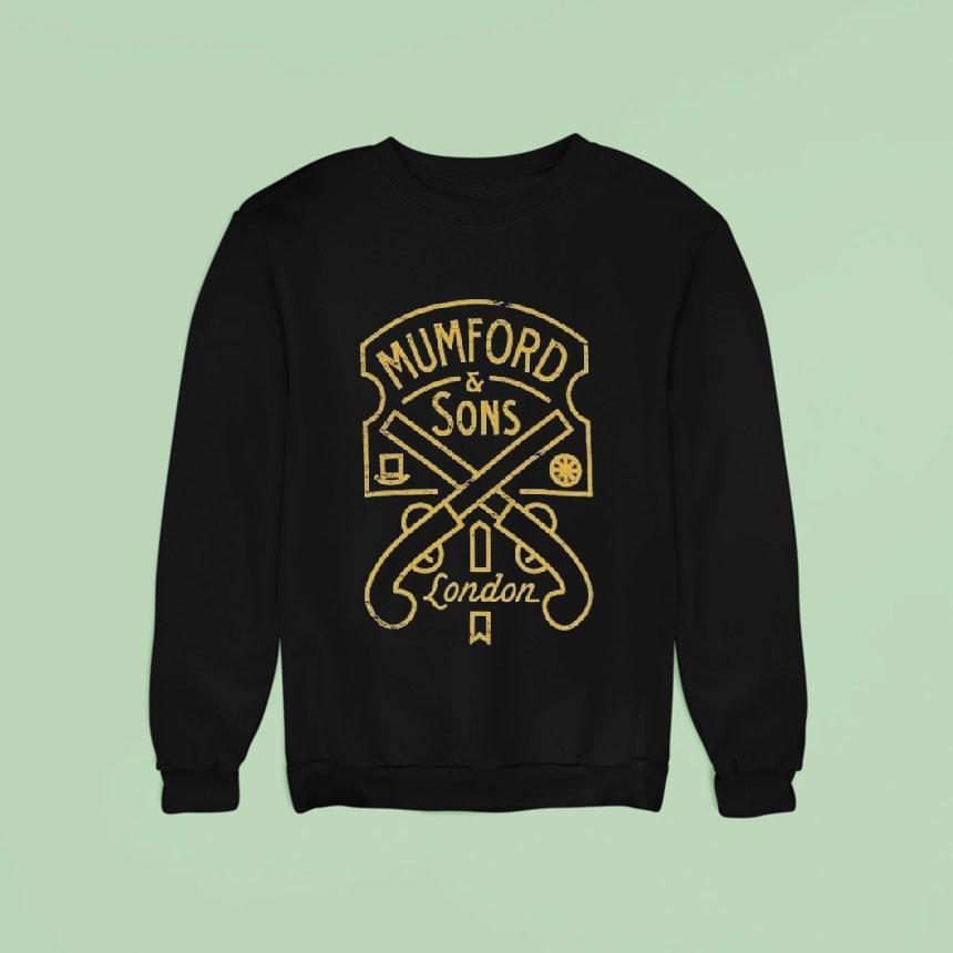 Mumford And Sons London Pistol Label Sweatshirt Mumford And Sons London Pistol Label Sweatshirt