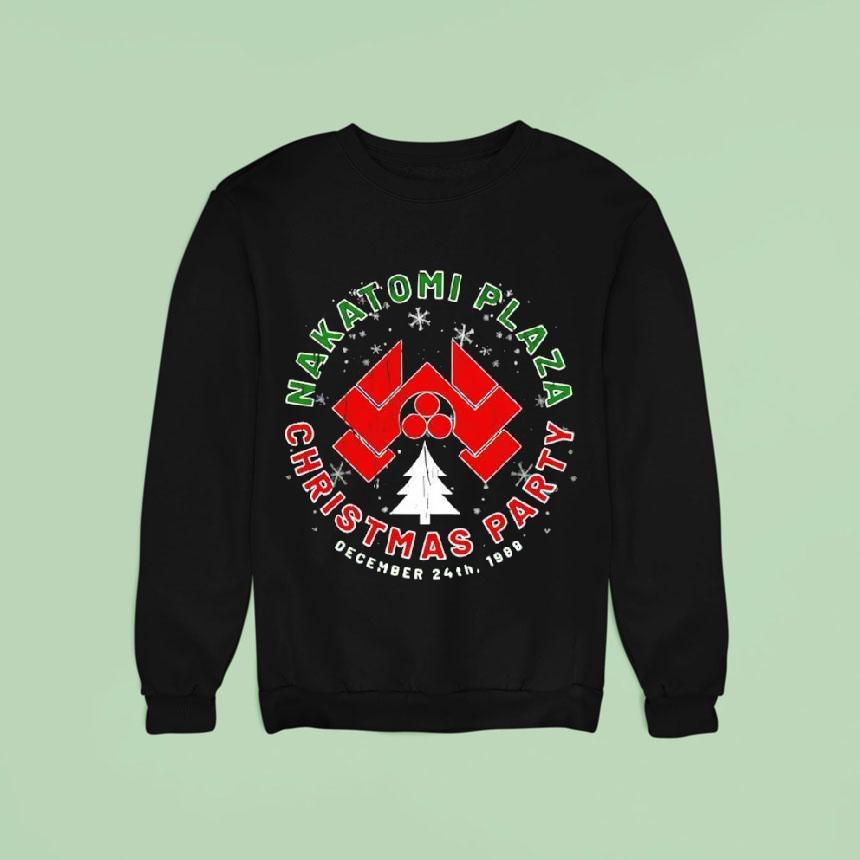 Nakatomi Plaza Christmas Party December Th Logo Sweatshirt Nakatomi Plaza Christmas Party December Th Logo Sweatshirt