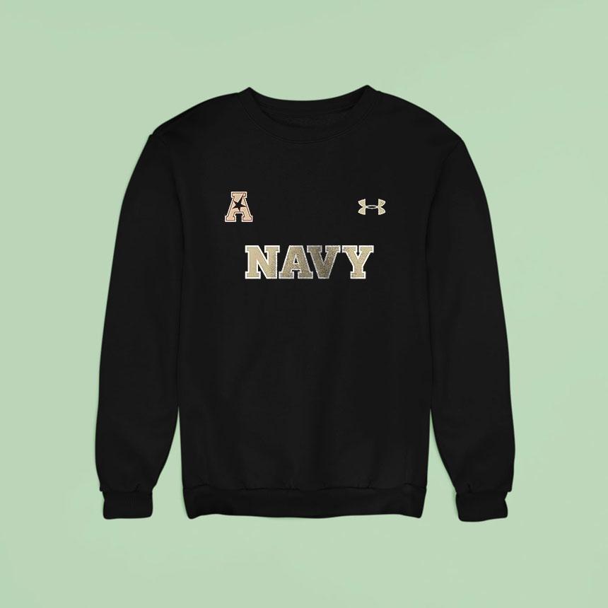 Navy Midshipmen Happy Th Birthday Us Marines Logo Sweatshirt Navy Midshipmen Happy Th Birthday Us Marines Logo Sweatshirt
