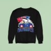 New England Patriots X Snoopy And Woodstock Drive Car Sweatshirt