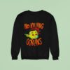 No Killing Goblins Denim Sweatshirt
