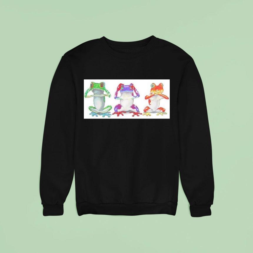 No See No Speak No Hear Frogs Sweatshirt No See No Speak No Hear Frogs Sweatshirt