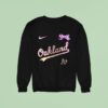 Oakland Athletics Mlb Ghost Band World Tour Ar Sweatshirt