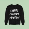 Pat Mcafee Wearing Lights Camera Maction Sweatshirt