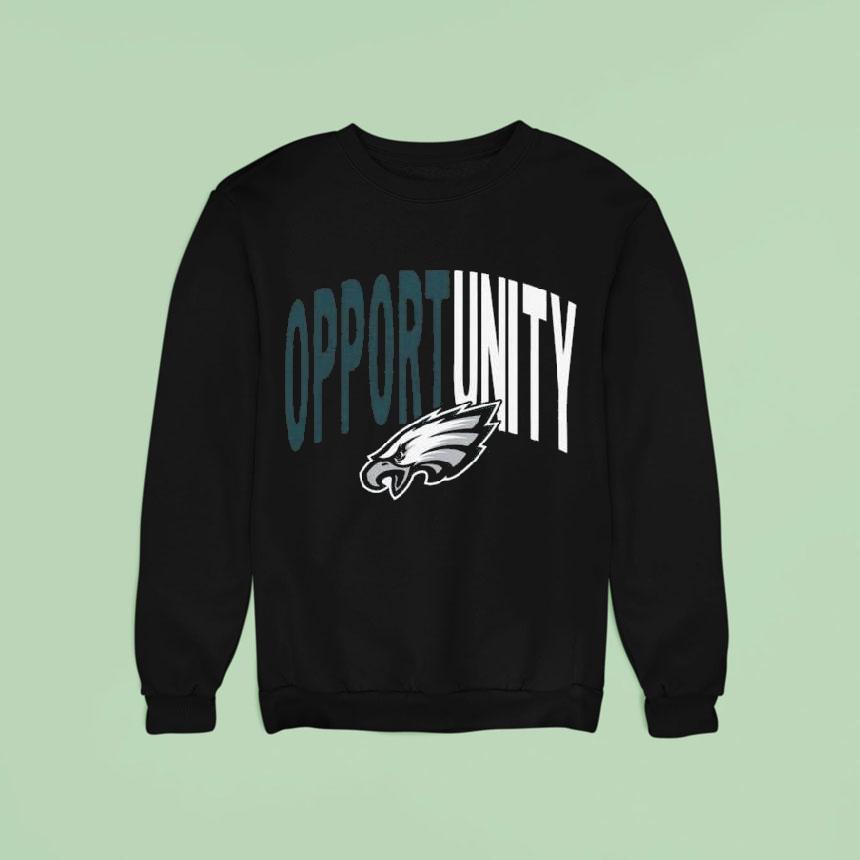 Philadelphia Eagles Inspire Change Opportunity Tri Blend Sweatshirt Philadelphia Eagles Inspire Change Opportunity Tri Blend Sweatshirt