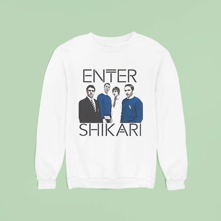 Rou Reynolds Chris Batten Rob Rolfe And Rory Clewlow Enter Shikari Friends Sweatshirt Rou Reynolds Chris Batten Rob Rolfe And Rory Clewlow Enter Shikari Friends Sweatshirt