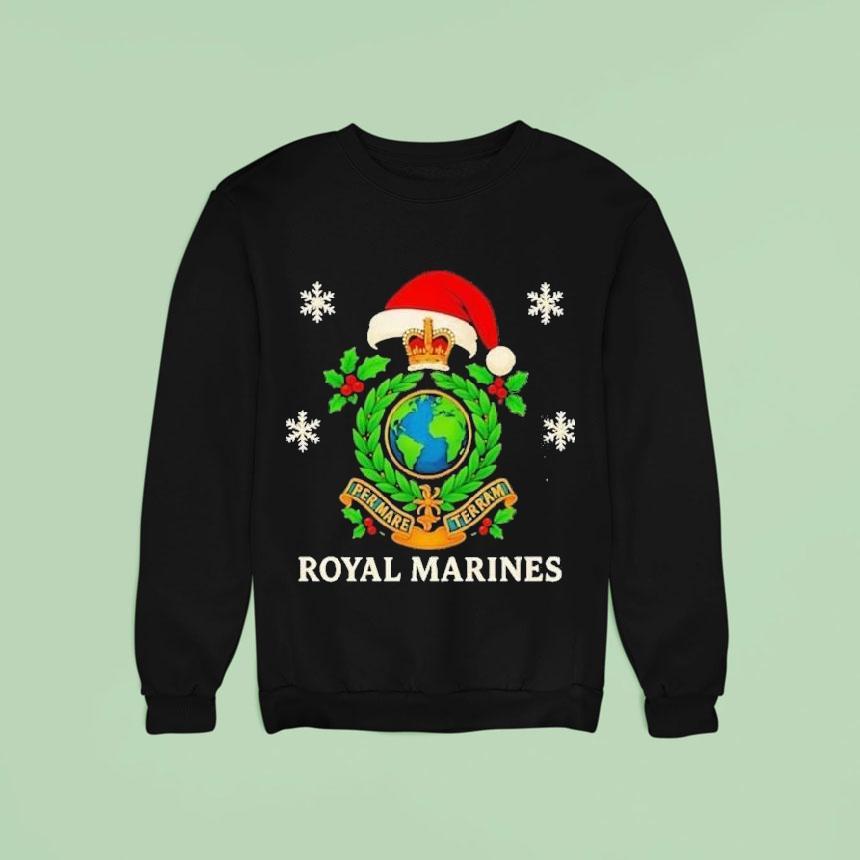 Royal Marines Christmas Per Mare Terram Sweatshirt Royal Marines Christmas Per Mare Terram Sweatshirt
