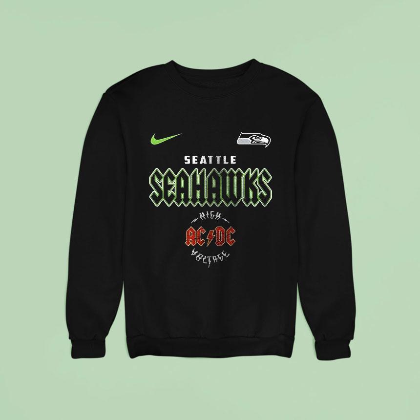 Seattle Seahawks Ac Dc Highway To Hell Go Seahawks Graphic Sweatshirt Seattle Seahawks Ac Dc Highway To Hell Go Seahawks Graphic Sweatshirt