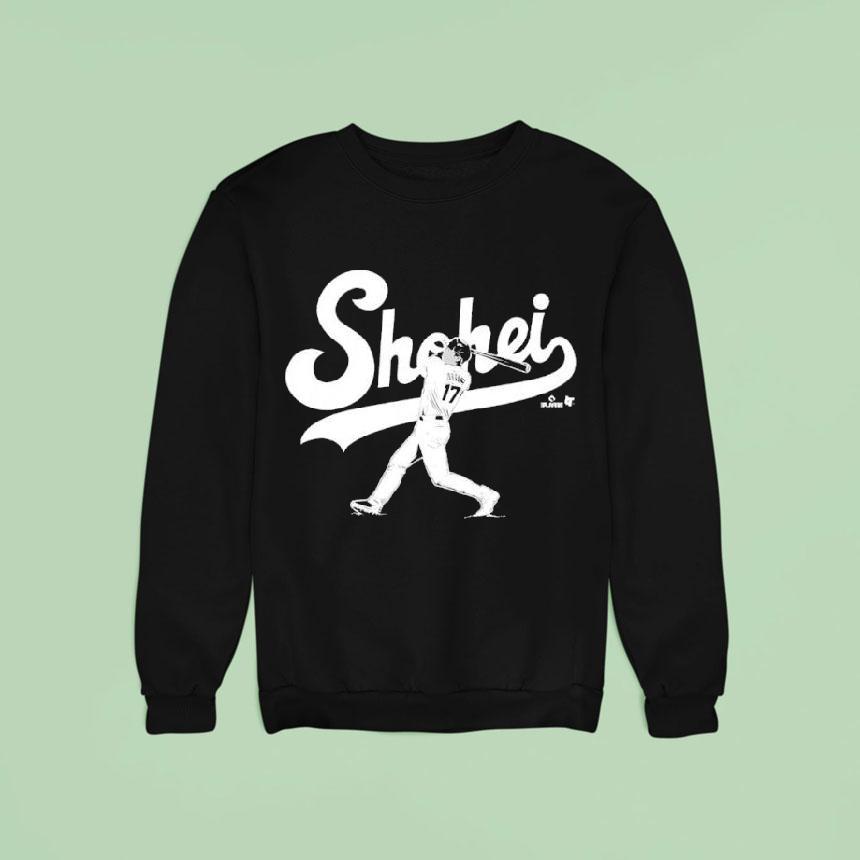 Shohei Ohtani Slugger Swing Sweatshirt Shohei Ohtani Slugger Swing Sweatshirt