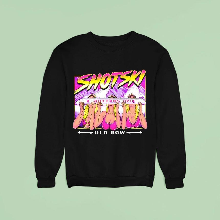 Shotski Bottoms Up Old Row Graphic Sweatshirt Shotski Bottoms Up Old Row Graphic Sweatshirt