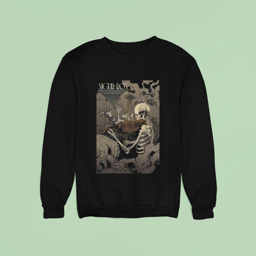 Sigur Ros Phoenix Az November Skeleton Violen Sweatshirt Sigur Ros Phoenix Az November Skeleton Violen Sweatshirt