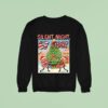 Silent Night Fight Christmas Cartoon Sweatshirt