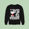 Snoopy My Body Knows How Old I Am But My Mind Refused To Believe I Sweatshirt
