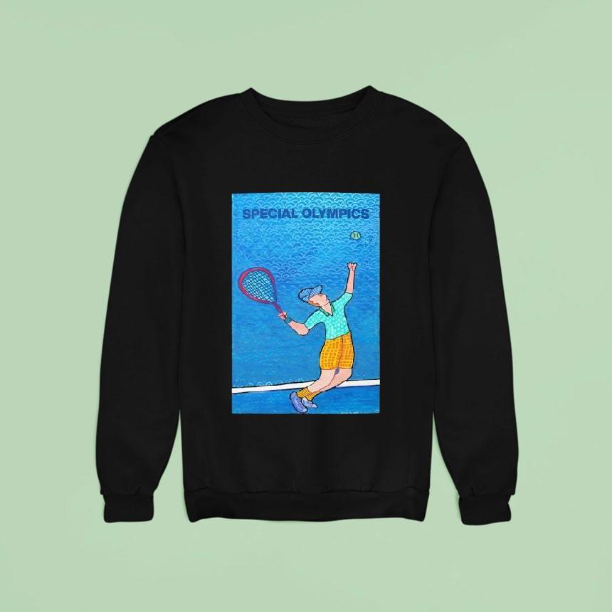 Special Olympics Tennis Player Sweatshirt Special Olympics Tennis Player Sweatshirt