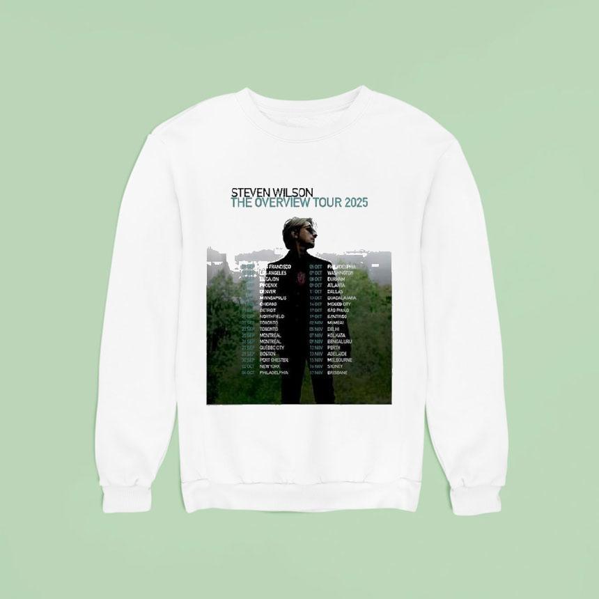 Steven Wilson The Overview Tour Dates In San Francisco Us On September Th Sweatshirt Steven Wilson The Overview Tour Dates In San Francisco Us On September Th Sweatshirt