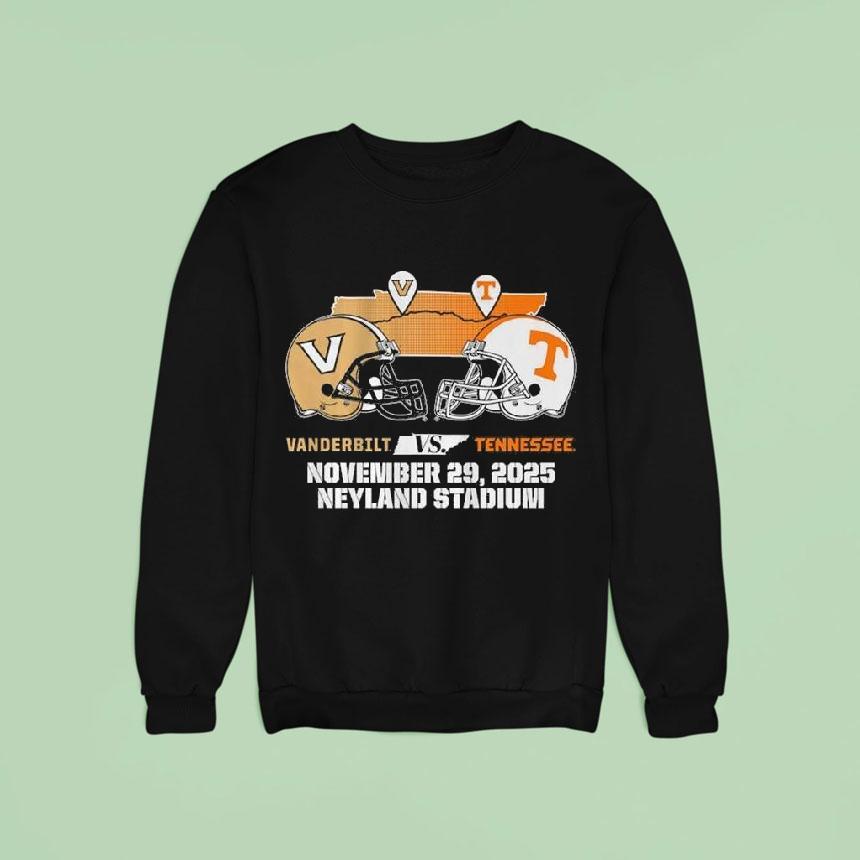 Tennessee Volunrs Vs Vanderbilt Commodores November Neyland Stadium Matchup Sweatshirt Tennessee Volunrs Vs Vanderbilt Commodores November Neyland Stadium Matchup Sweatshirt