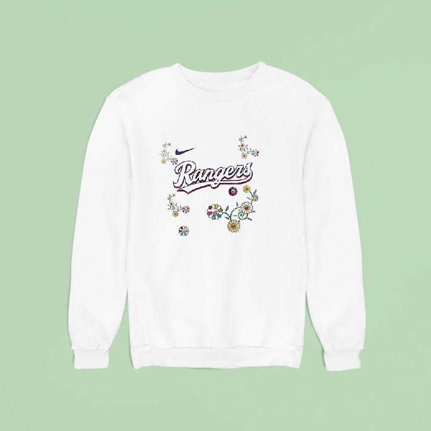 Texas Rangers Takashi Murakami X World Tour Tokyo Series Sweatshirt Texas Rangers Takashi Murakami X World Tour Tokyo Series Sweatshirt