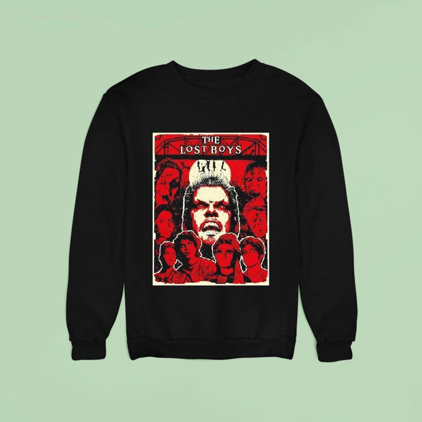 The Lost Boys Classic Horror Graphic Sweatshirt The Lost Boys Classic Horror Graphic Sweatshirt