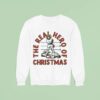 The Real Hero Of Christmas Jesus Boxing Sweatshirt