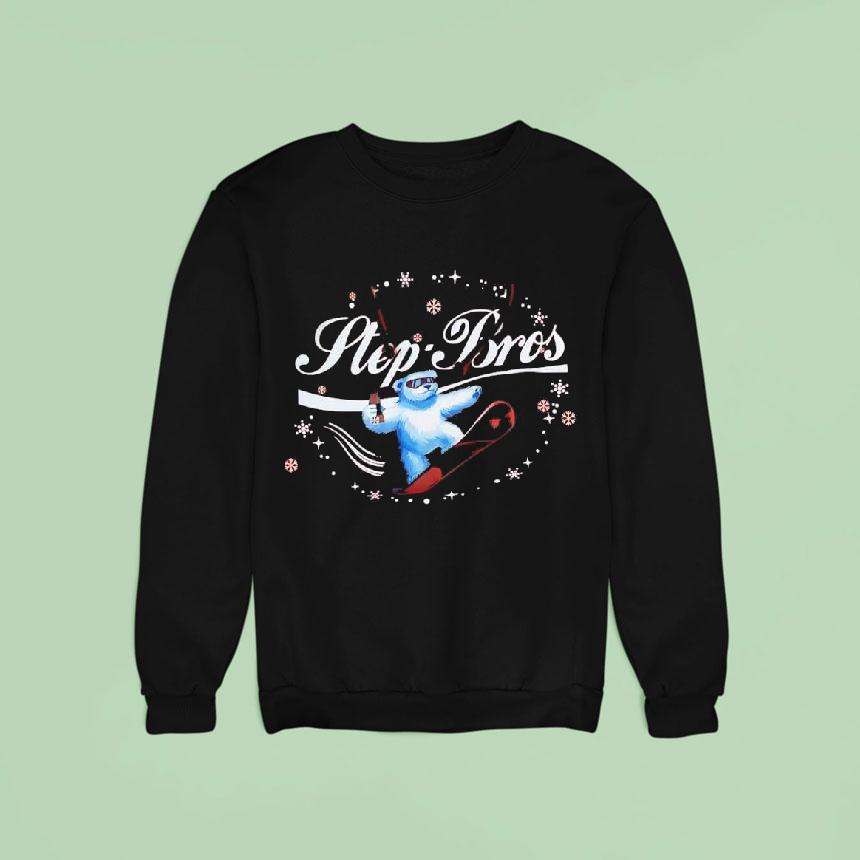 The Stepbros Sippin On The Slopes Bear Sweatshirt The Stepbros Sippin On The Slopes Bear Sweatshirt