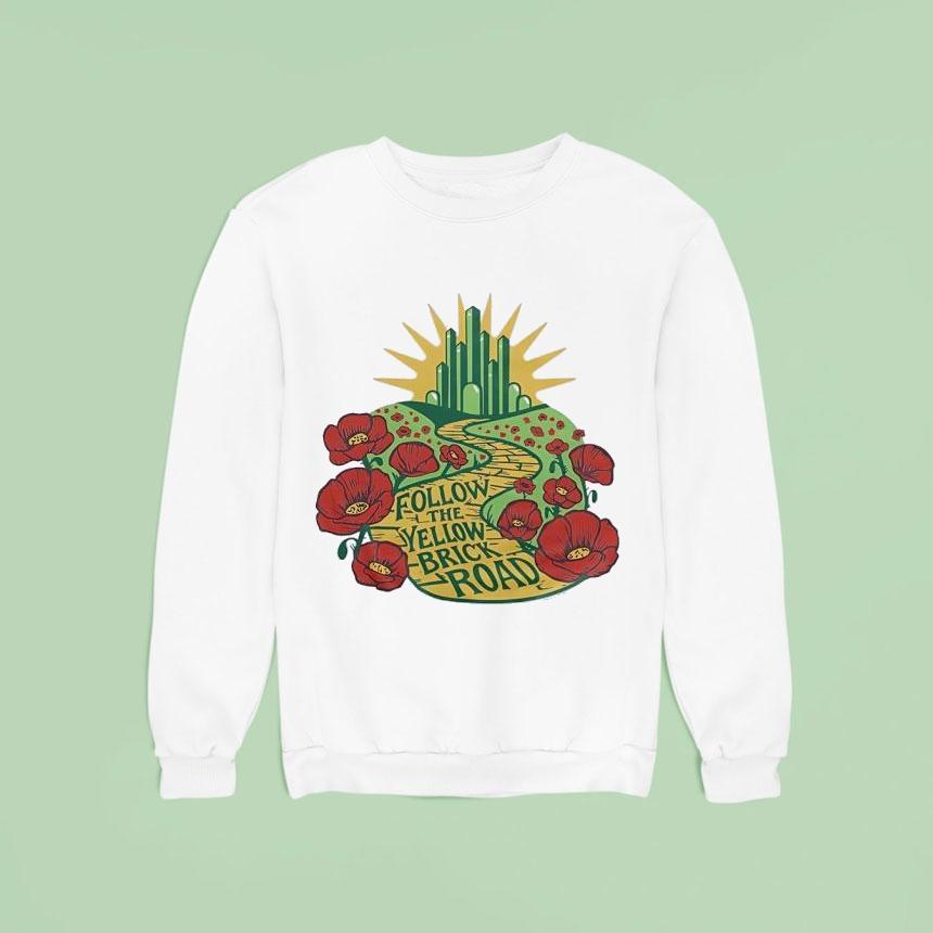 The Wizard Of Oz Follow The Yellow Brick Road Sweatshirt The Wizard Of Oz Follow The Yellow Brick Road Sweatshirt